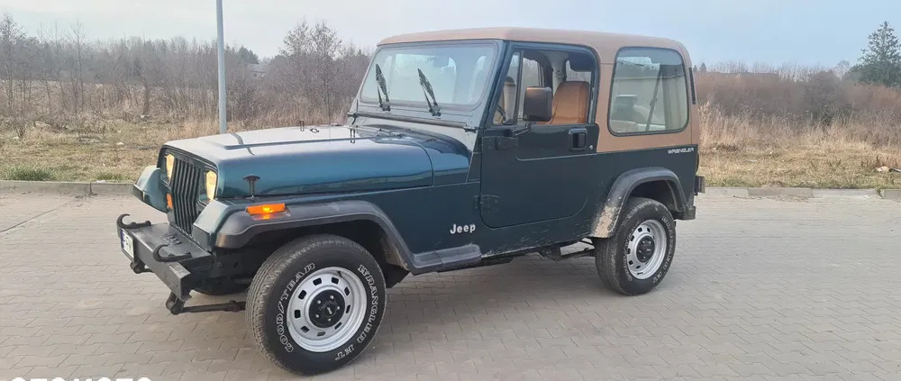 jeep wrangler Jeep Wrangler cena 46000 przebieg: 123660, rok produkcji 1994 z Ruda Śląska